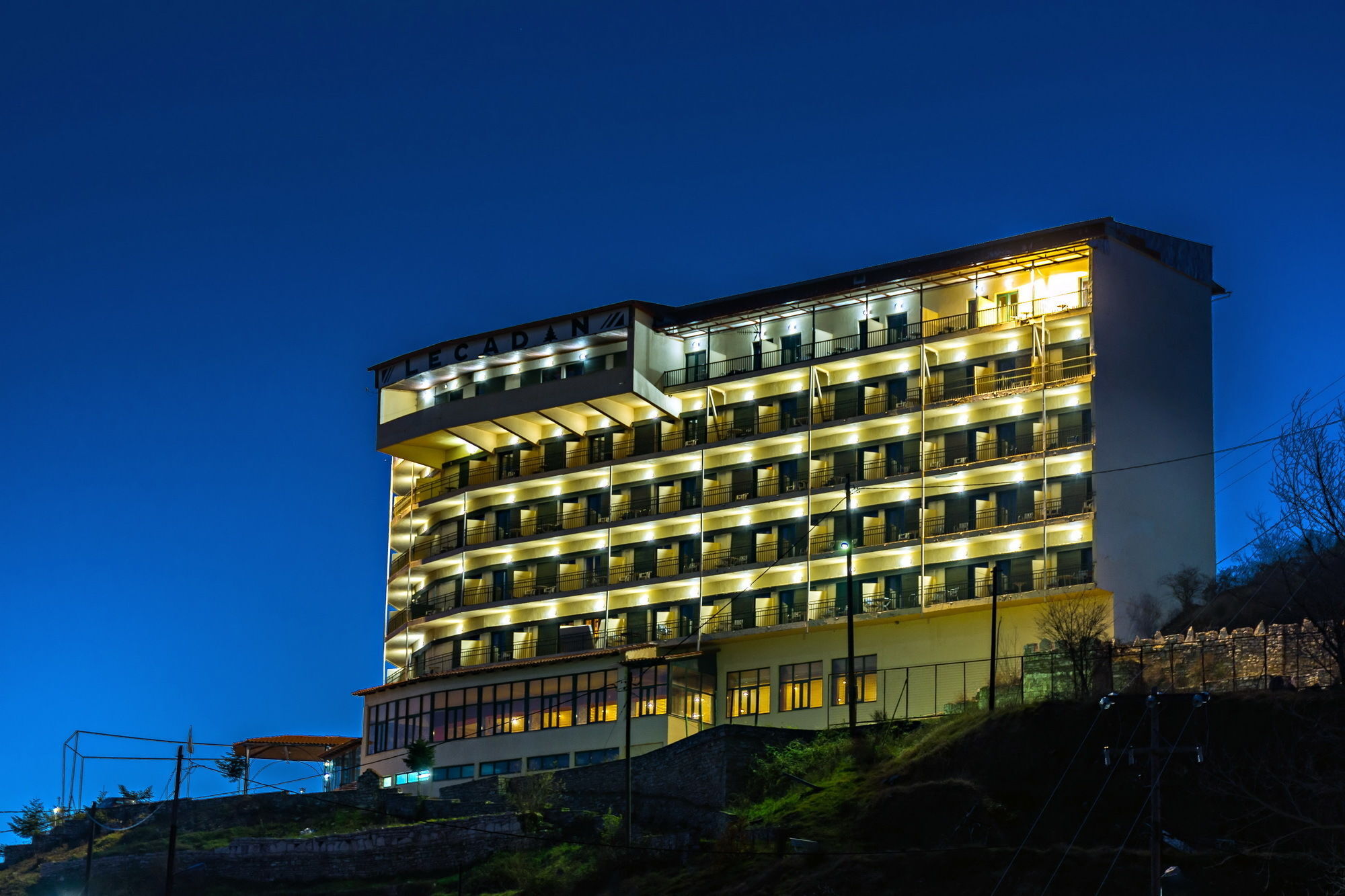 Hotel Lecadin Karpenísion Exterior foto